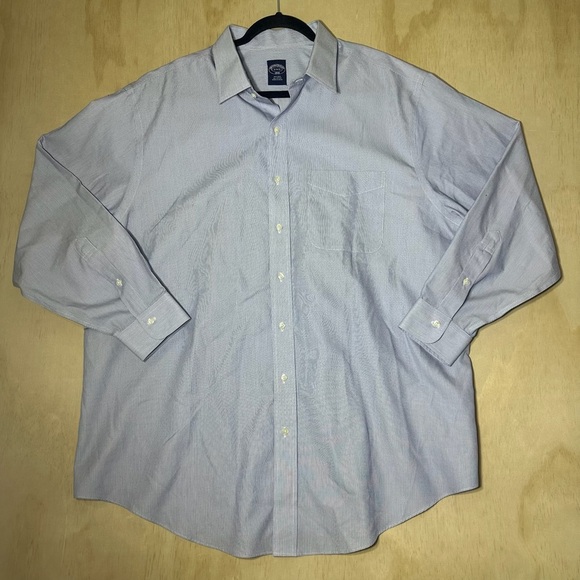 Brooks Brother Button Down Shirt Men’s Size 18 34/35 - Picture 1 of 10
